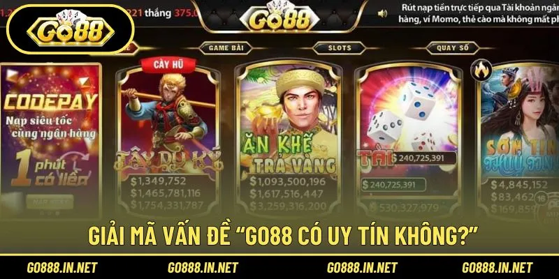 Trả lời thắc mắc “Go88 có uy tín không?”
