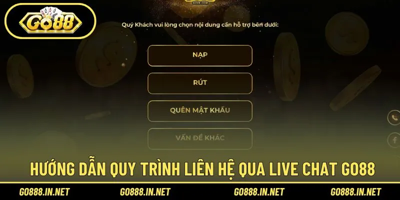 Chia sẻ các bước kết nối qua kênh live chat